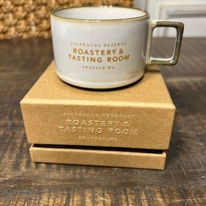 New Starbucks Reserve 3oz Roastery Tasting Room Espresso White Mug/Cup.